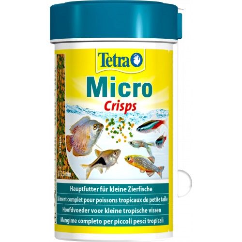 Корм Tetra Micro Crisps для акваріумних дрібних рибок 100 мл (мікрочіпси)