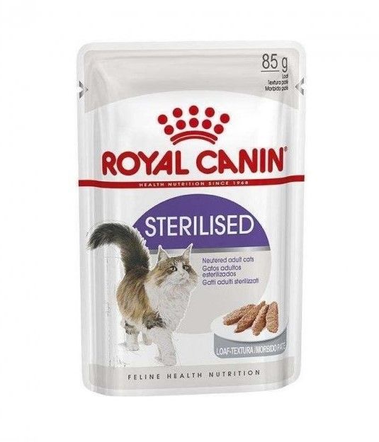 Вологий корм для дорослих стерилізованих котів ROYAL CANIN STERILIZED LOAF 0.085 кг x 12 шт.