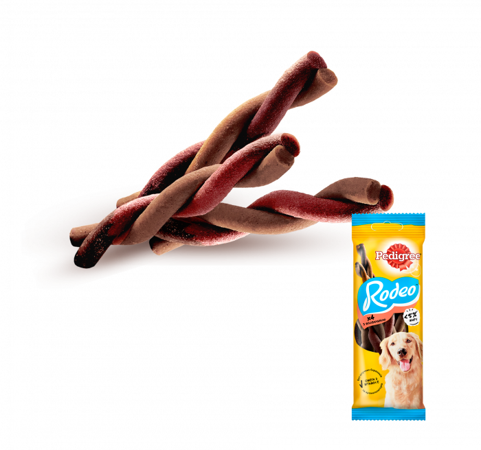 Лакомство для собак Pedigree Rodeo с говядиной 70 г