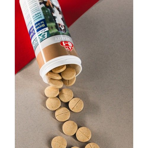 Вітаміни 8in1 Excel «Brewers Yeast Large Breed» для собак великих порід пивні дріжджі з часником 80 шт (для шкіри та шерсті)