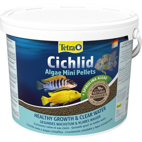 Корм Tetra Cichlid Algae Mini для акваріумних цихлід 10 л (гранули)