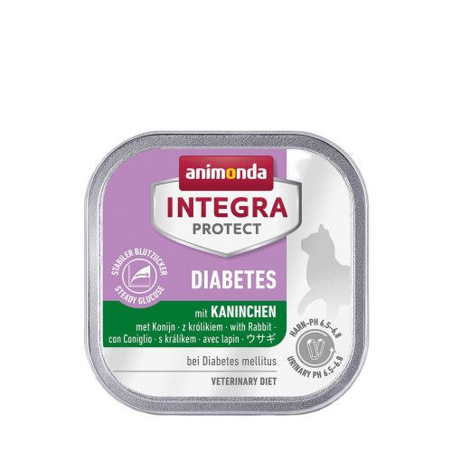 Вологий корм для котів   Integra Protect Diabetes with Rabbit при діабеті, з кроликом, 100 г