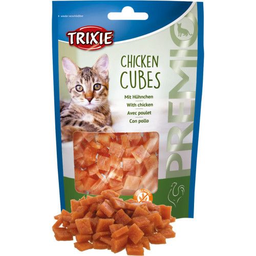 Лакомство Trixie Premio Chicken Cubes для кошек кубики с курицей 50 г
