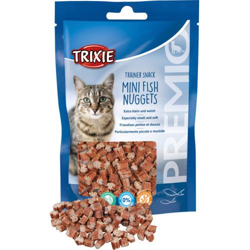 Лакомство Trixie Premio Trainer Snack Mini Fish Nuggets для кошек с тунцем и курицей 50 г