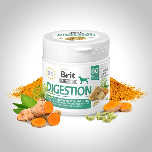 Вітаміни для собак Brit Vitamins Digestion для травлення 60 таблеток