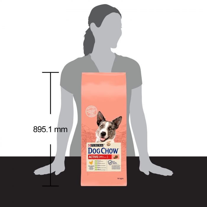 Сухий корм для дорослих собак DOG CHOW Active Adult з підвищеною активністю з куркою