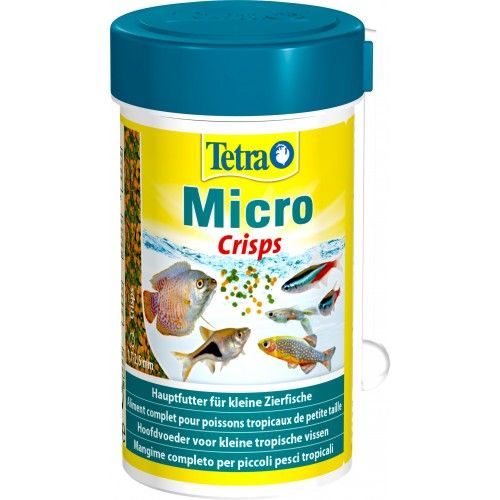 Корм Tetra Micro Crisps для акваріумних дрібних рибок 100 мл (мікрочіпси)