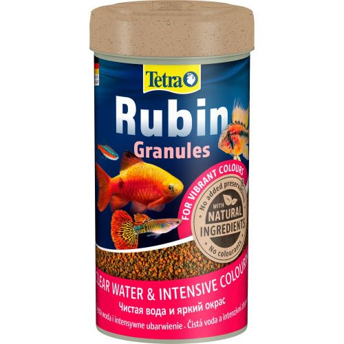 Корм Tetra Rubin Granules для акваріумних рибок для яскравості забарвлення 100 г (гранули)