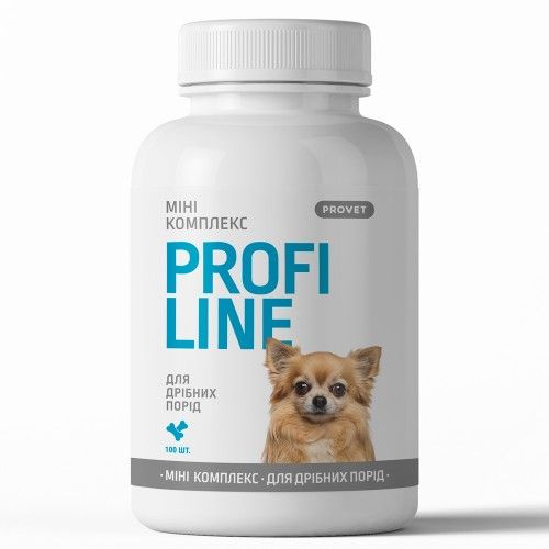 Вітаміни Provet Profiline для собак Міні Комплекс для дрібних порід 100 таб.