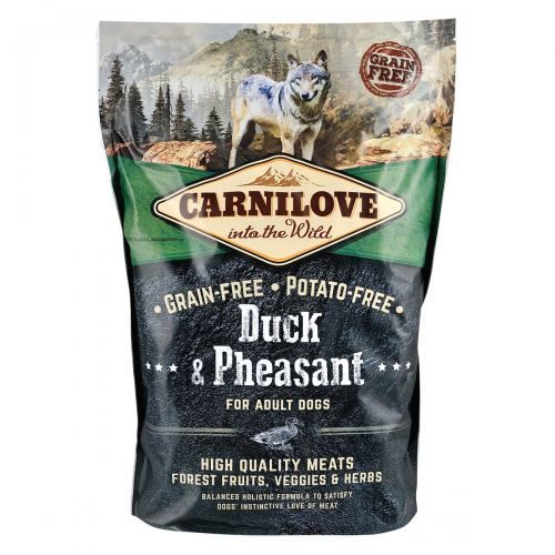 Сухий корм Carnilove Duck & Pheasant для дорослих собак всіх порід качка та фазан 1,5 кг