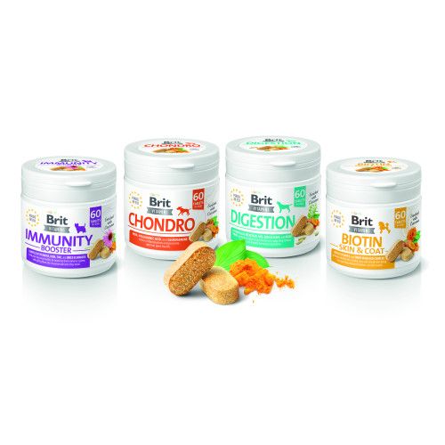 Вітаміни для собак Brit Vitamins Chondro для суглобів 60 таблеток