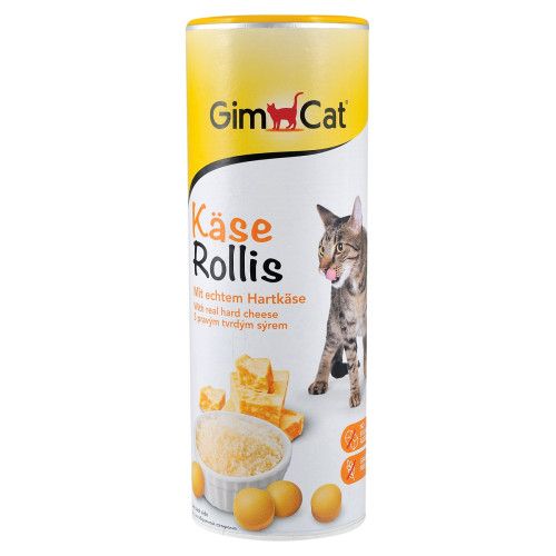Вітамінізовані таблетки для котів GimCat Kase Rollis сирні кульки пауч 425 г