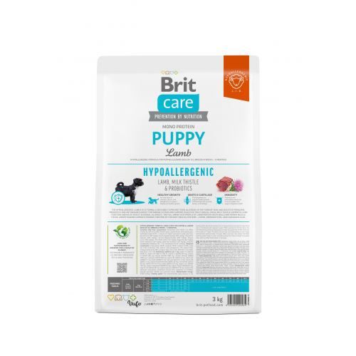Сухий корм Brit Care Dog Hypoallergenic Puppy для цуценят гіпоалергенний з ягням
