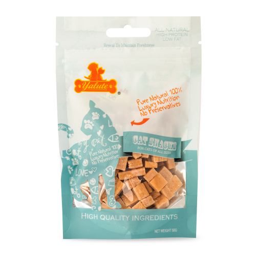 Ласощі Yalute Chicken Dices для котів кубики з куркою 50 г