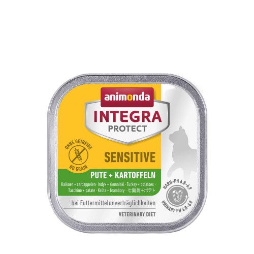 Вологий корм для котів   Integra Protect Sensitiv Turkey + Potatoes з харчовою непереносимістю, індичка і картопля, 100 г