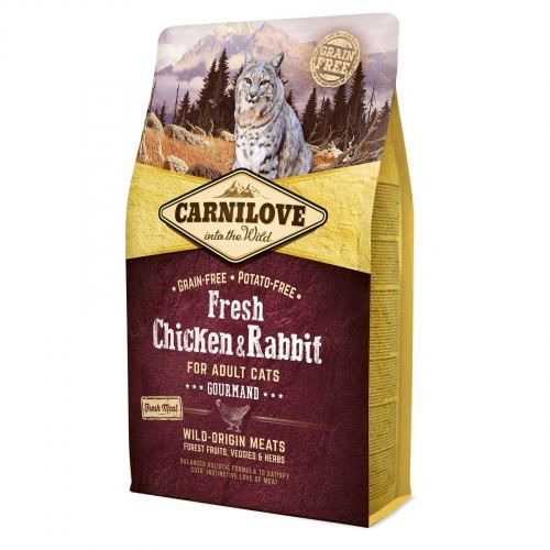 Сухой корм для кошек Carnilove Fresh Chicken & Rabbit курица и кролик 2 кг