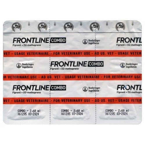 Краплі на холку Boehringer Ingelheim Frontline Combo для собак від 20 до 40 кг 3 піпетки