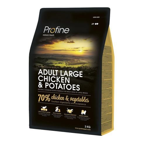 Сухий корм Profine Adult Large для дорослих собак великих порід з куркою та картоплею 3 кг