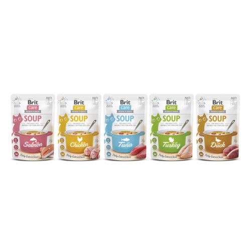Корм вологий Суп для котів Brit Care Soup з куркою 75 г