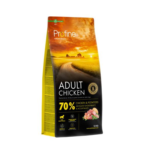 Корм сухий Profine Chicken and Potatoes для дорослих собак всіх порід з куркою та картоплею 12 кг