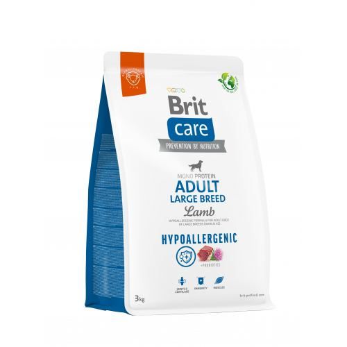 Сухий корм Brit Care Dog Hypoallergenic Adult Large Breed для собак великих порід гіпоалергенний з ягням