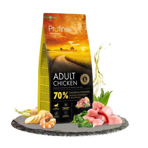 Корм сухий Profine Chicken and Potatoes для дорослих собак всіх порід з куркою та картоплею 12 кг