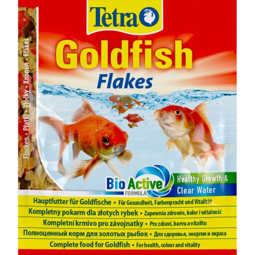 Корм Tetra Goldfish Flakes для золотих рибок 12 г (пластівці)