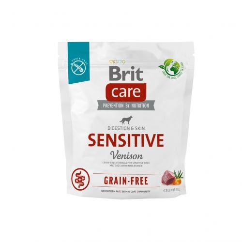 Сухий корм Brit Care Dog Grain-free Sensitive для собак з чутливим травленням беззерновий з олениною