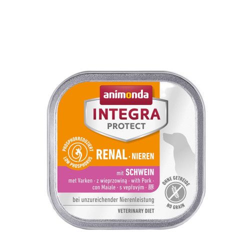 Корм вологий ветеринарний для собак Integra Protect Renal with Pork моно свинина, при хворобах нирок, 150 г