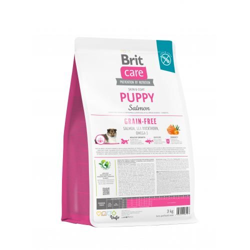 Сухий корм Brit Care Dog Grain-free Puppy для цуценят беззерновий з лососем