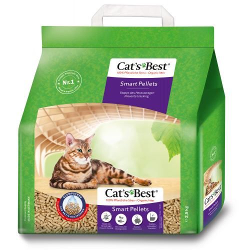 Наповнювач Cat’s Best Smart Pellets для котячого туалету деревний 5л/2.5кг
