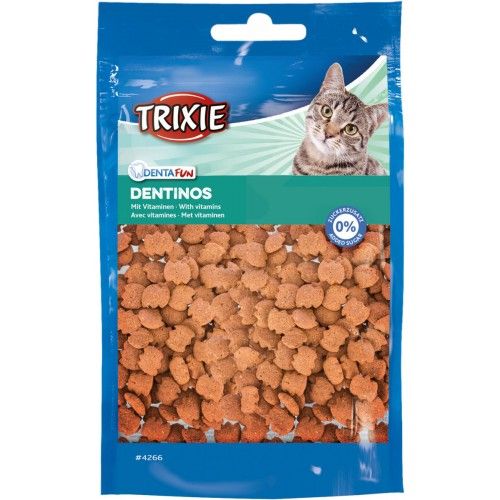 Витамизированное лакомство Trixie Denta Fun Dentinos для кошек для здоровья зубов 50 г