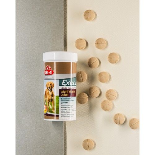 Вітаміни 8in1 Excel «Multi Vitamin Adult» для дорослих собак 70 шт (мультивітамін)
