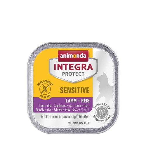 Вологий корм для котів   Integra Protect Sensitiv Lamb + Rice з харчовою непереносимістю, ягня і рис, 100 г