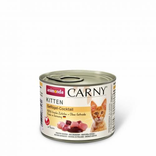 Влажный корм Animonda Carny Poultry Cocktail для котят с птицей 200 г