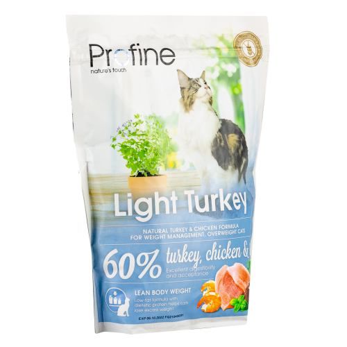 Сухий корм Profine Light для котів із зайвою вагою з індичкою та куркою 300 г