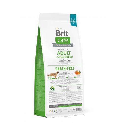 Сухий корм Brit Care Dog Grain-free Adult Large Breed для собак великих порід беззерновий з лососем