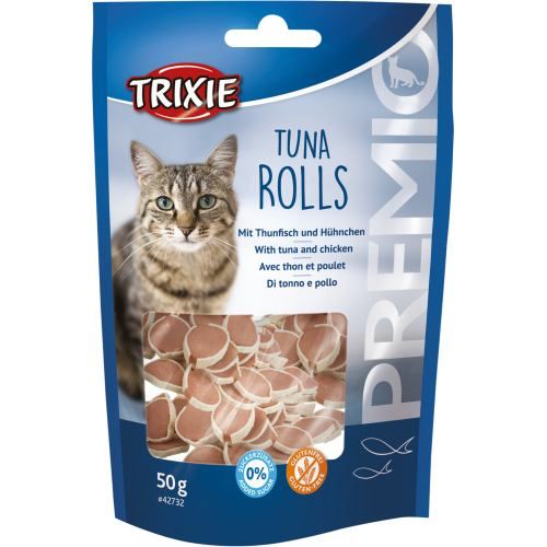 Лакомство Trixie Premio Tuna Rolls для кошек кусочки с тунцем и курицей 50 г