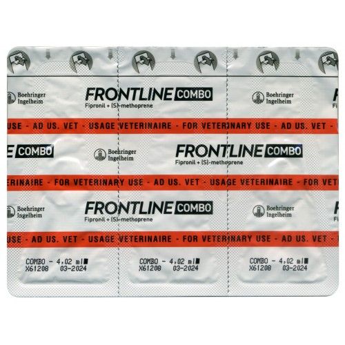 Краплі на холку Boehringer Ingelheim Frontline Combo для собак від 40 до 60 кг 3 піпетки