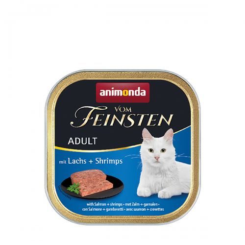 Вологий корм Animonda Vom Feinsten для котів з лососем та креветками 100 г