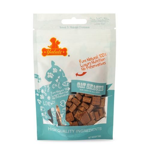 Ласощі Yalute Salmon Dices для котів кубики з лосося 50 г