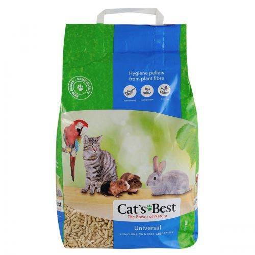 Наповнювач Cat’s Best Universal для домашніх тварин деревний 7 л/4 кг