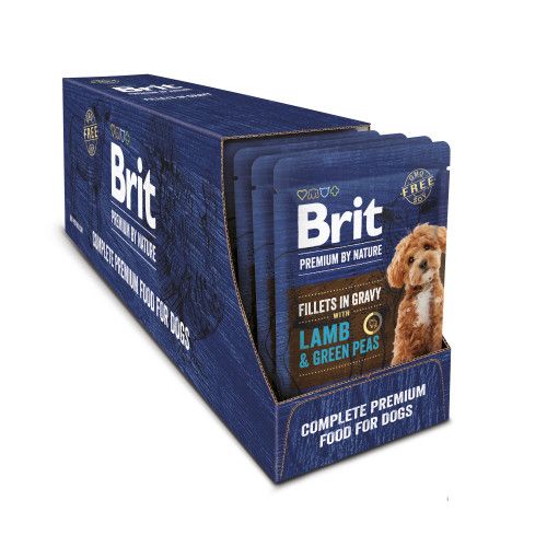 Корм вологий Brit Premium Fillets in Gravy Multipack для собак малих порід філе в соусі Мультипак 12 шт х 85 г