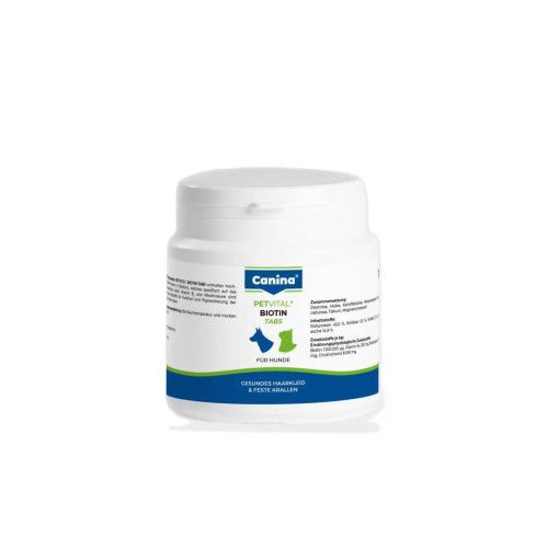 Вітаміни Canina Petvital Biotin-Tabs для вибагливих собак і котів 100 г (50 табл)