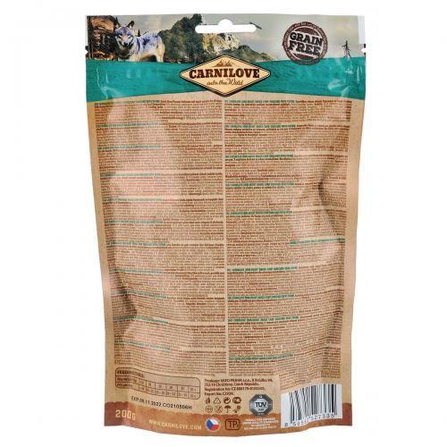 Лакомство Carnilove Semi Moist для собак карп и чабрец 200 г