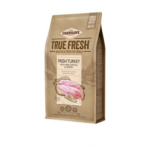 Сухий корм Carnilove True Fresh для дорослих собак всіх порід з індичкою 4 кг