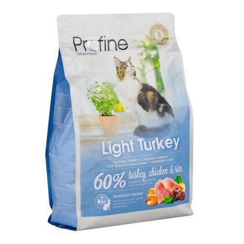 Сухий корм для котів Profine Light  із зайвою вагою з індичкою та куркою 2 кг