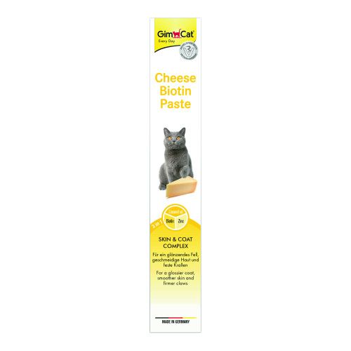 Паста для котів GimCat Cheese Biotin Paste cирна з біотином 100 г