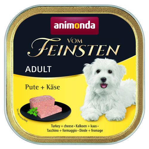 Корм вологий для собак Animonda Vom Feinsten Adult Turkey + cheese з індичкою та сиром 150 г