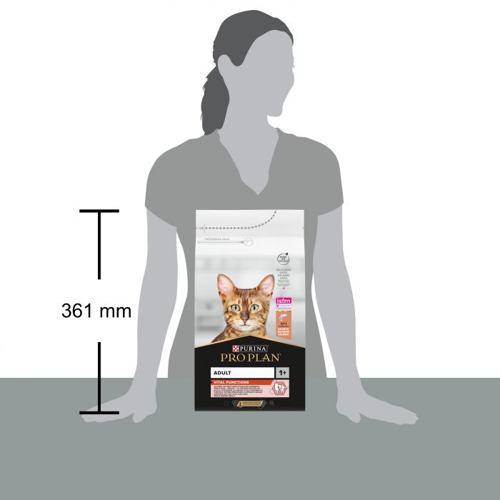 Сухий корм для дорослих котів PRO PLAN Adult 1+ Vital Functions з лососем